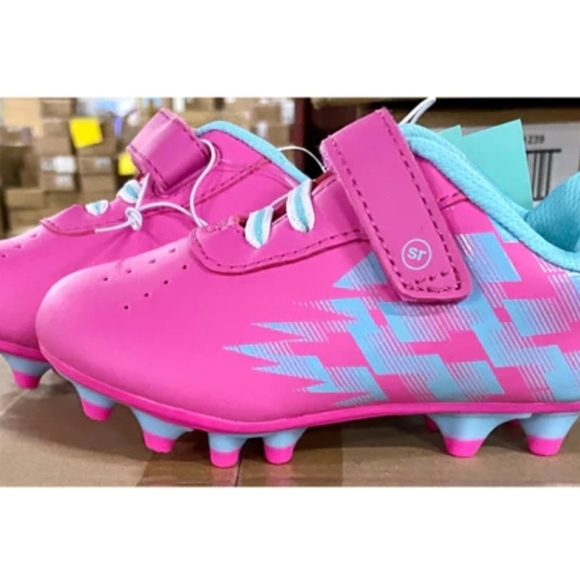 COPY - Surprize By Stride Rite Girls Colorful Cleats Sz 8M Shoes Athletic - Picture 5 of 6